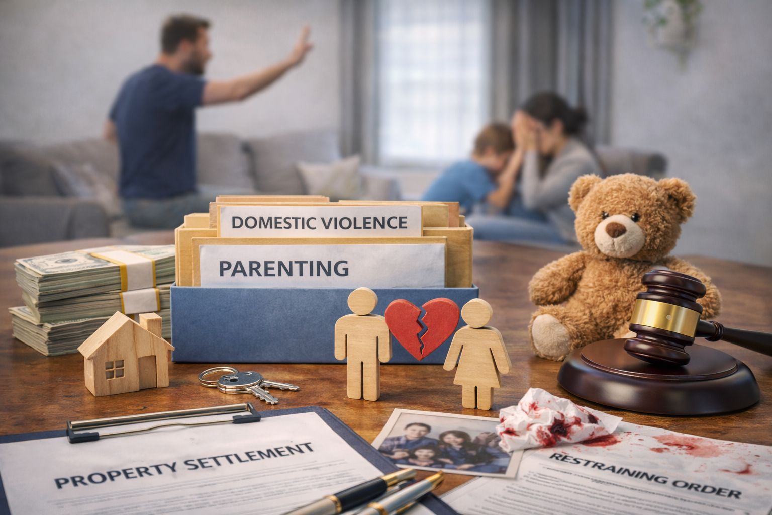 The Impact of Domestic Violence on Property and Parenting
